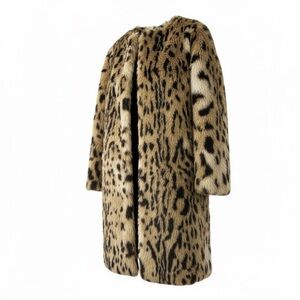 Splash Animal Print Teddy Jacket
